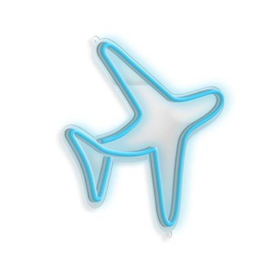 LED Strips Source de lumière bleue Plane Drop Expédition Logo personnalisé Publicité de mariage au néon