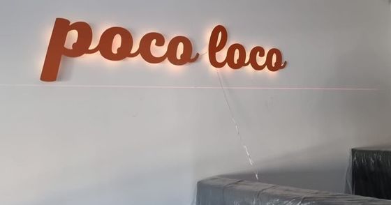 Indicateur d'éclairage à LED métallique personnalisé