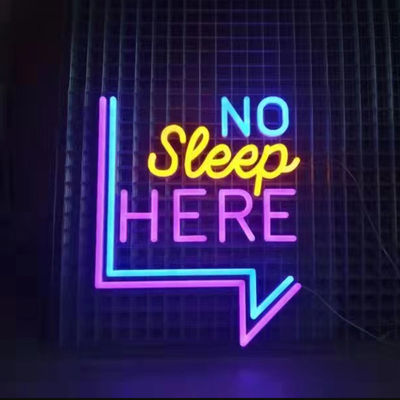 Art Acrylique LED néon lampes murales suspendues pour la décoration de bar de fête avec taille personnalisée