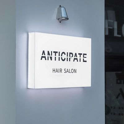 Boîte de lumière publicitaire à LED en tissu acrylique avec couleur personnalisée