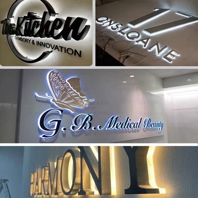 Signature 3D personnalisée LED