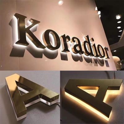 Signature 3D personnalisée LED