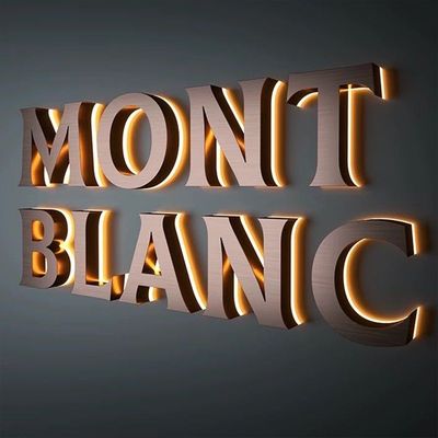 Signature 3D personnalisée LED