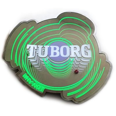 Style de design contemporain miroir de tunnel magique murale suspendue sans fin miroir d'infini 3D à LED