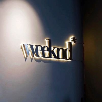 50000 heures de travail toute la vie Signage personnalisé 3D acrylique LED