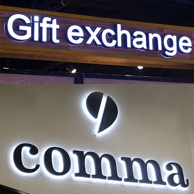 50000 heures de travail toute la vie Signage personnalisé 3D acrylique LED