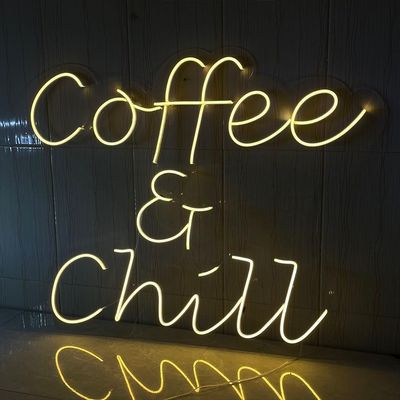 Logo de magasin personnalisé Nom Signe au néon Lettres de signalisation extérieure Taille personnalisée Signe à néon à LED