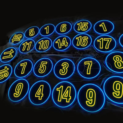 Logo de magasin personnalisé Nom Signe au néon Lettres de signalisation extérieure Taille personnalisée Signe à néon à LED