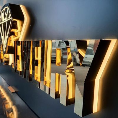 Publicité Lettre rétroéclairée personnalisée PC Lettres acryliques 3D LED Panneau lumineux pour mur de bureau