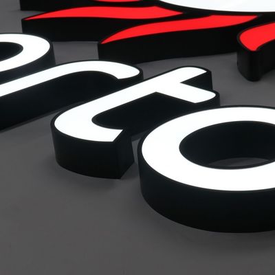 25C personnalisé en acier inoxydable intérieure lettre murale logo signe pour affichage publicitaire