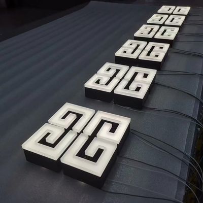 L'acrylique à LED Fabriqué 3D Illuminé devant magasin lettres dimensionnelles