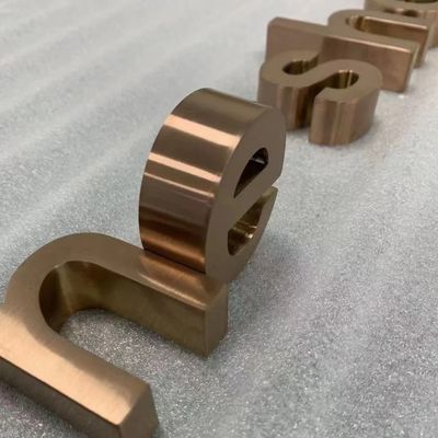 Publicité en or 3D LED Signes électroniques pour le logo de la boutique