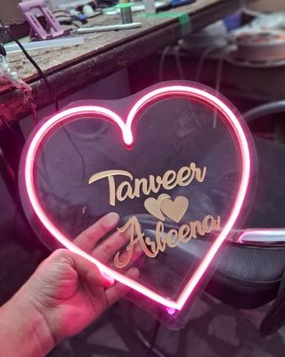 Marquee extérieure éclairée lettres néon signe pour la décoration de mariage sur mesure Vous voulez m'épouser