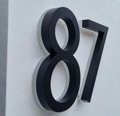 Affichage extérieur Logo 3D personnalisé rétroéclairé