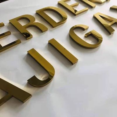 Indicateurs LED personnalisables en acier inoxydable pour A-Z et alphabet numérique