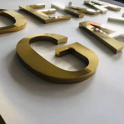 Indicateurs LED personnalisables en acier inoxydable pour A-Z et alphabet numérique
