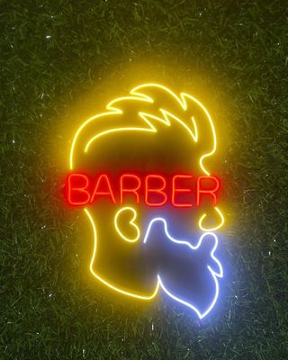 2- Conception personnalisée Fabriqué lampe à bande flexible Éclairage de tatouage Nom Logo de jeu Studio LED Neon Sign