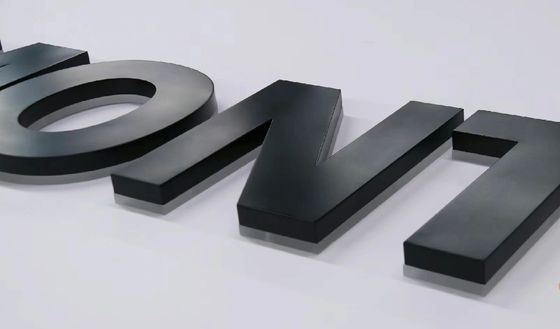 Lettres rétroéclairées de taille personnalisée pour le bureau Panneau mural LED Logo Panneau d'entreprise intérieur