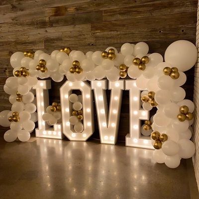 Des lettres personnalisées de 4 pieds pour la décoration de mariage