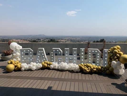Des lettres personnalisées de 4 pieds pour la décoration de mariage