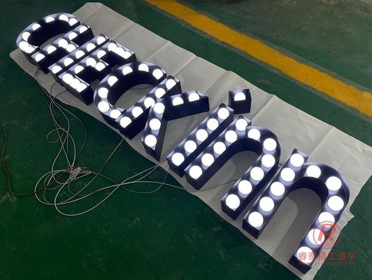 Écran d'alimentation à LED décoration lettres de marquise 2ft 3ft 4ft 5ft géant luminaire vers le haut Numéros
