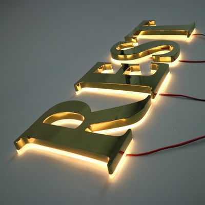 LED Strips Source lumineuse personnalisée en métal devant la boutique devant la boutique 3D