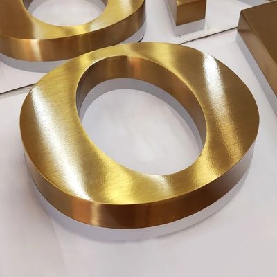Taille personnalisée Lettres de chaîne en métal LED rétroéclairée