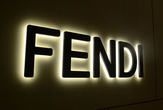 12V LED Strips personnalisé en métal Business Signage publicitaire pour le bureau