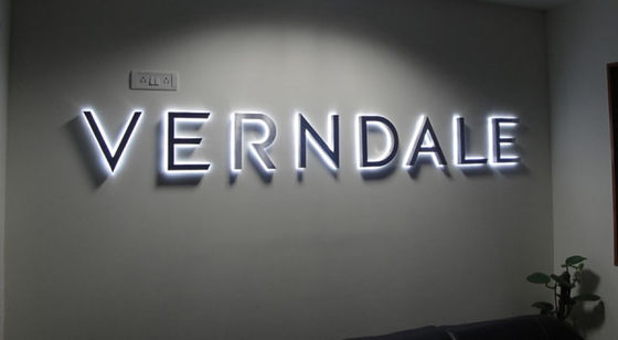 28C Température de l'acier inoxydable Lettre Logo Signe pour la décoration de bâtiments commerciaux