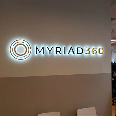 Signature LED sur mesure Lettres rondes Light Box pour la décoration 28C Publicité