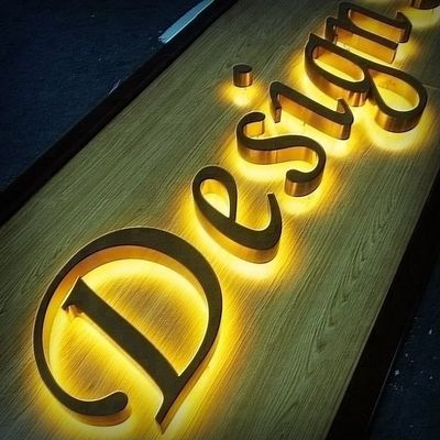 LED Strips Source lumineuse personnalisée Taille métallique Neige 3D contre-éclairée Lettres pour l'affichage intérieur