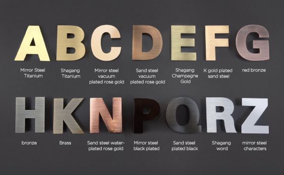 Taille personnalisée Neige 3D LED Plaques de porte acrylique Signe à lettres métalliques pour affichage extérieur
