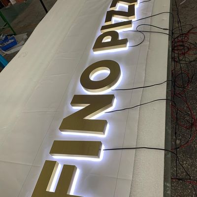 Magasins L'affichage LED Lettres Neige LED 3D Sign for Custom Logo d'entreprise Signature de magasin extérieur