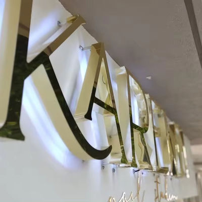 12V LED acrylique rétroéclairée lettres pour les enseignes d'affaires en plein air lettres d'affichage LED personnalisées