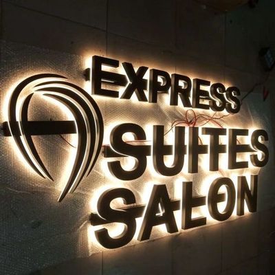 Indicateurs extérieurs et intérieurs LED sur mesure Entreprise avec publicité Neige rétro-éclairée Logo acrylique
