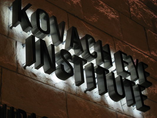 Indicateur murale de lettre à LED personnalisé avec une tension d'entrée de 12 V CC