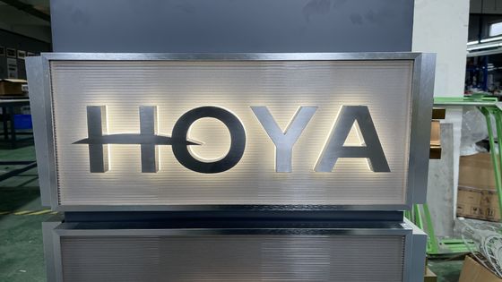 DC 12V étanche en acier inoxydable rétroéclairé acrylique LED 3D lettre