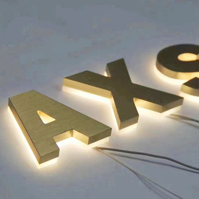 Signe d'affichage personnalisé avec rétroéclairage LED