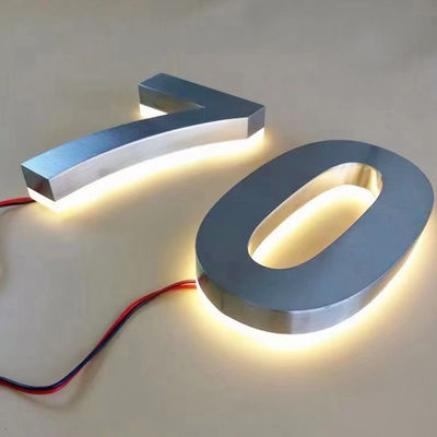 Signe d'affichage personnalisé avec rétroéclairage LED