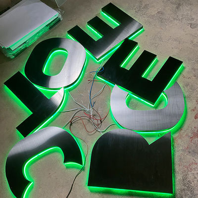 Panneau murale LED éclairé 3D Logo rétroéclairé Signal personnalisé pour bureau